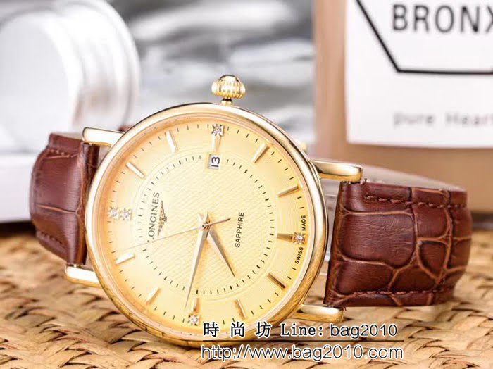 LONGINES浪琴 經典大三針 全自動機械 精品男士腕表 WSS0332